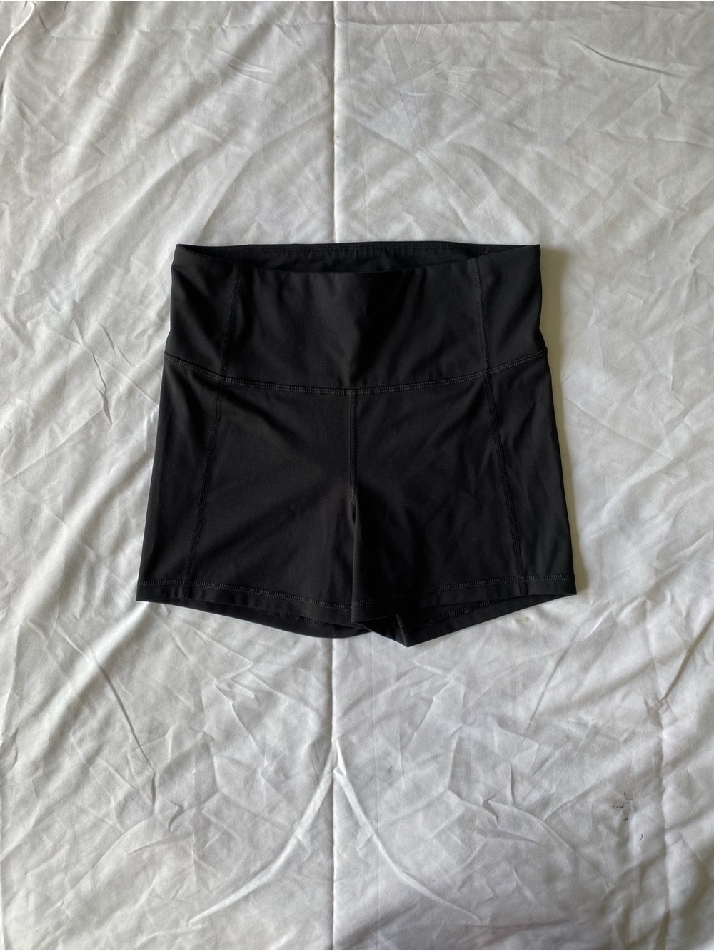All In Motion Black High-Rise Athletic Shorts